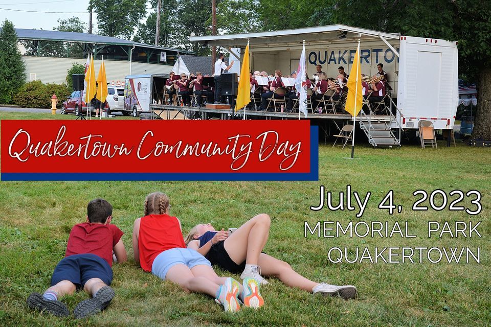 Quakertown Community Day July 4th 2023 Quakertown Memorial Park