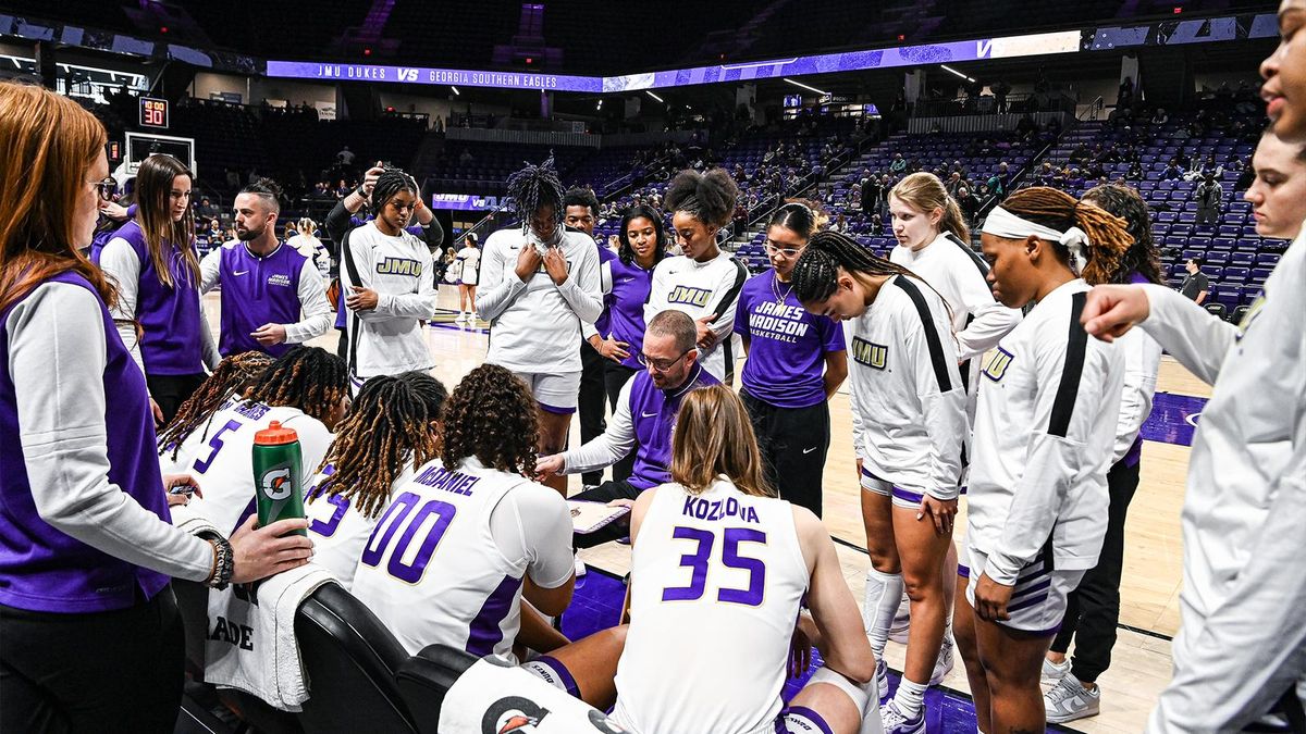 Parking Georgia Southern Eagles at James Madison Dukes Womens Basketball