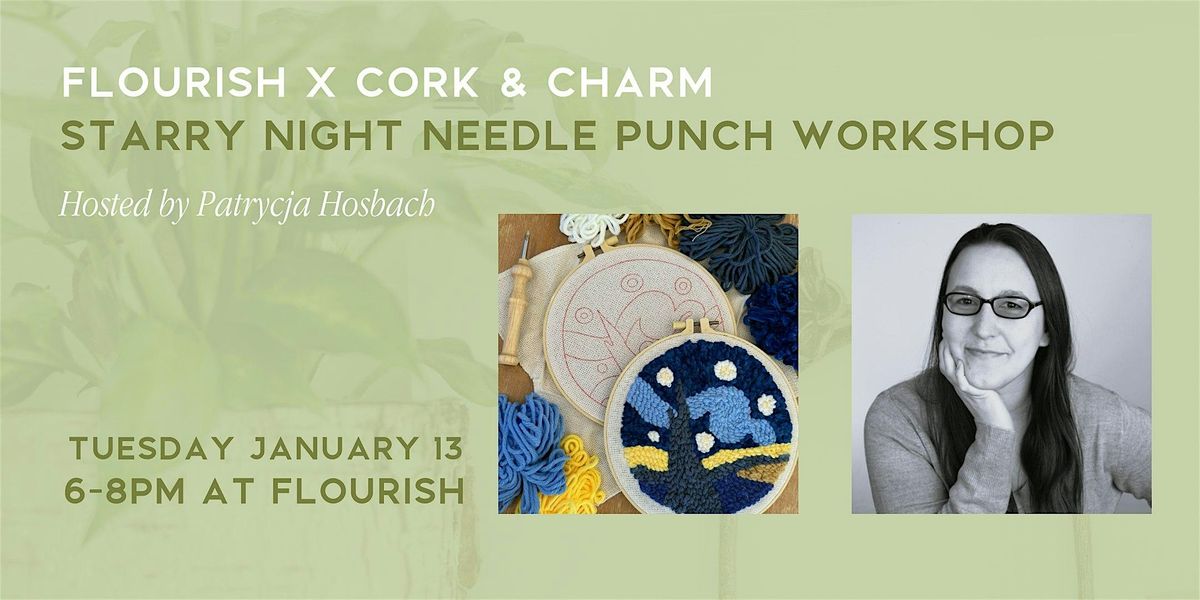 Starry Night Needle Punch Workshop