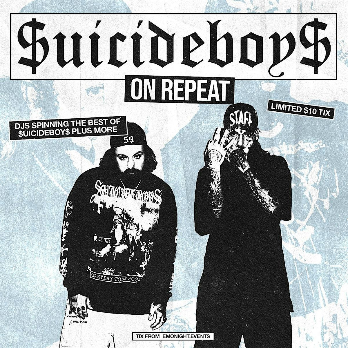$UICIDEBOY$ ON REPEAT BRISBANE