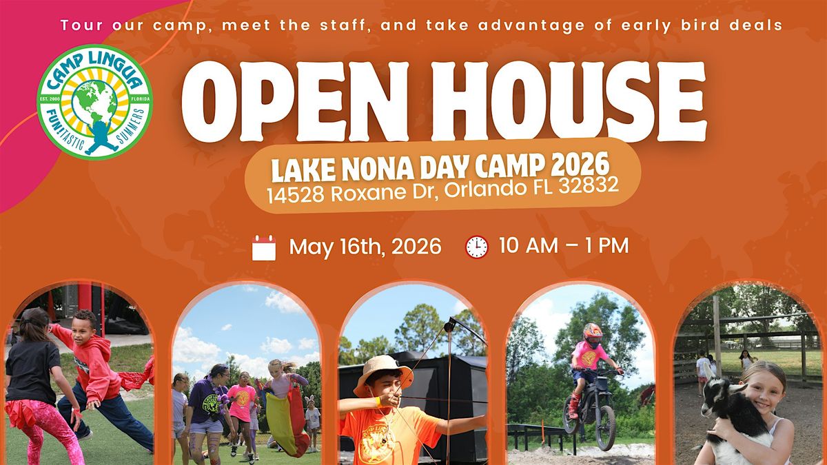 Open House - Summer Camp Lingua Lake Nona