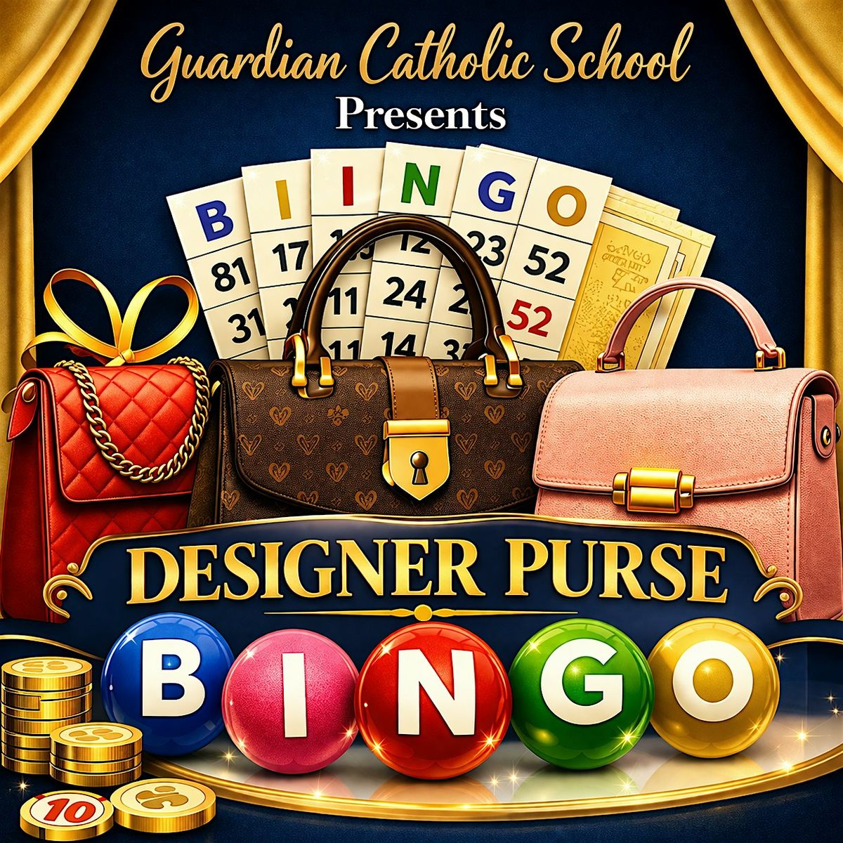 GCS Designer Purse Bingo