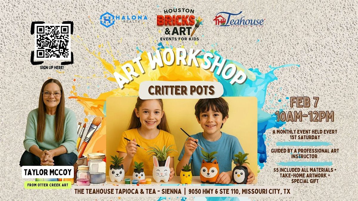 Art Workshop: Critter Pots