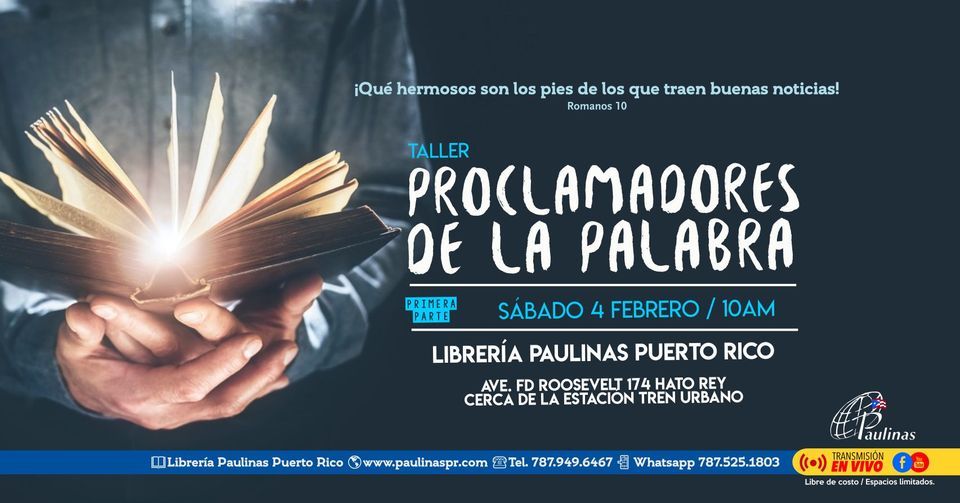 Taller para Proclamadores de la Palabra I Librería Paulinas Puerto