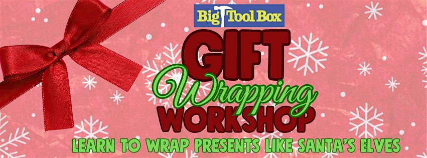 Christmas Gift Wrapping Class \u2013 Tips, Tricks & Ribbon Bows