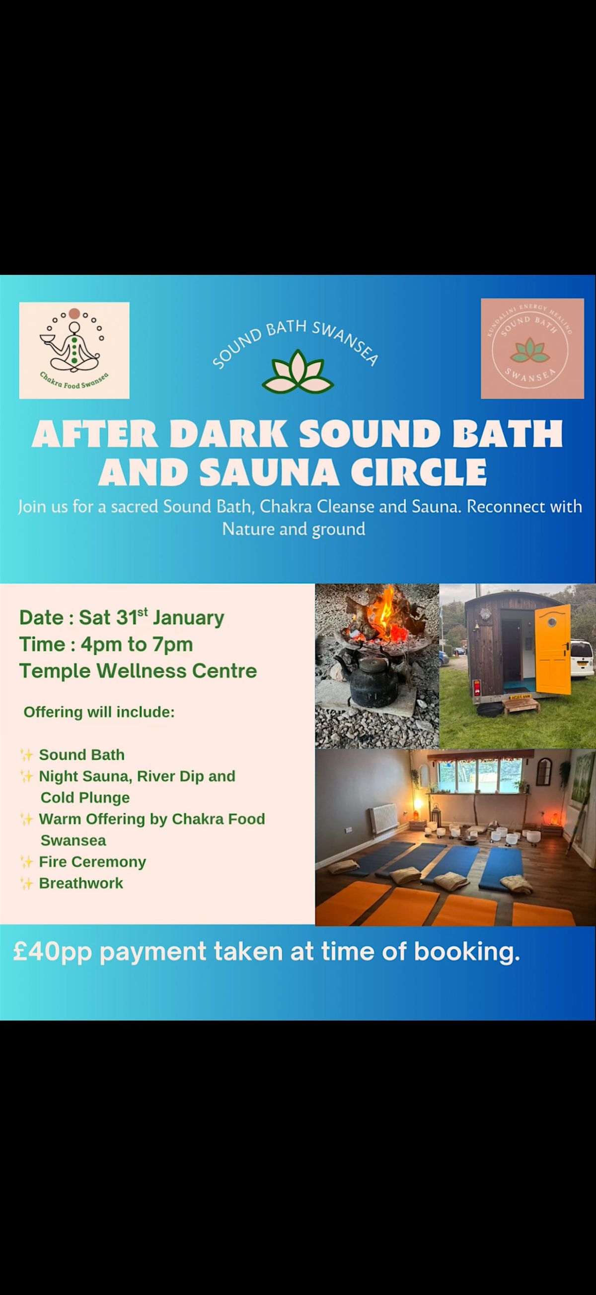 After Dark Sauna Circle and Sound Bath 31.01.26