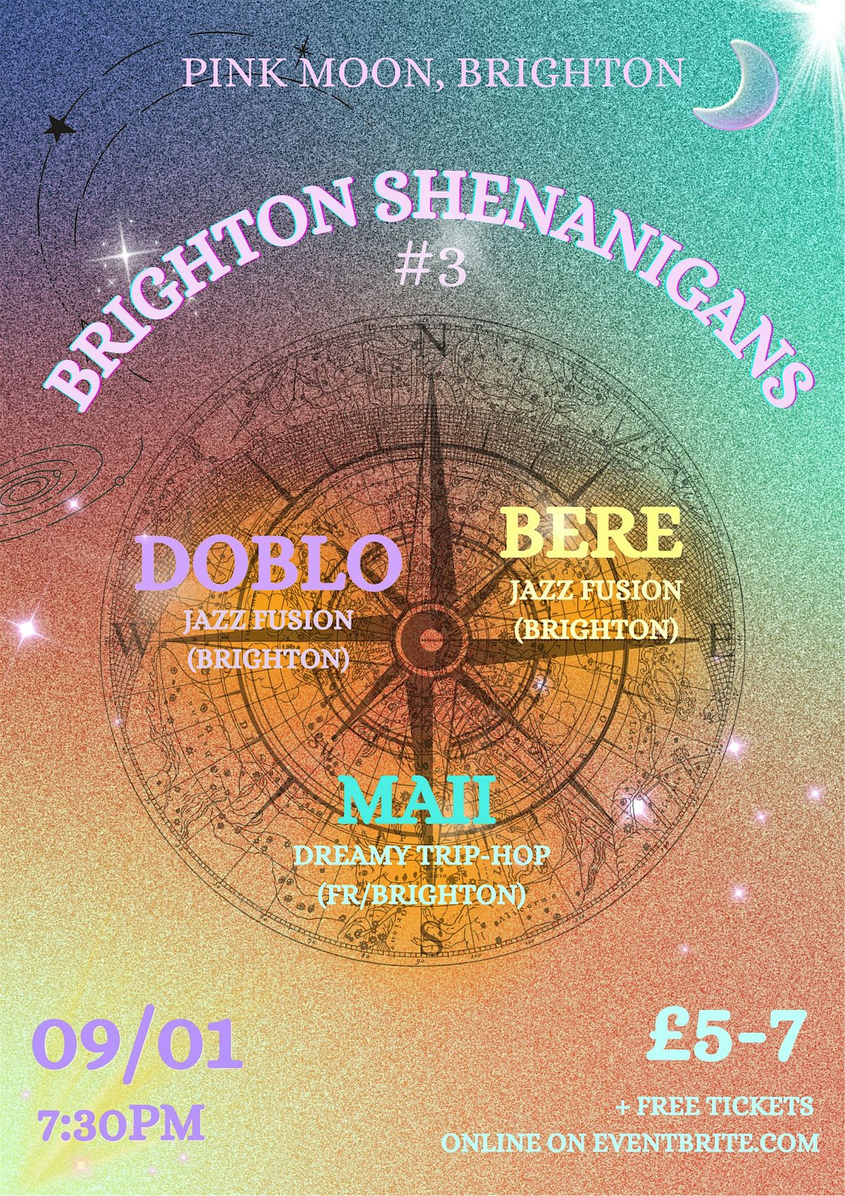 Brighton Shenanigans #3 with Maii, Doblo and Bere (live music)