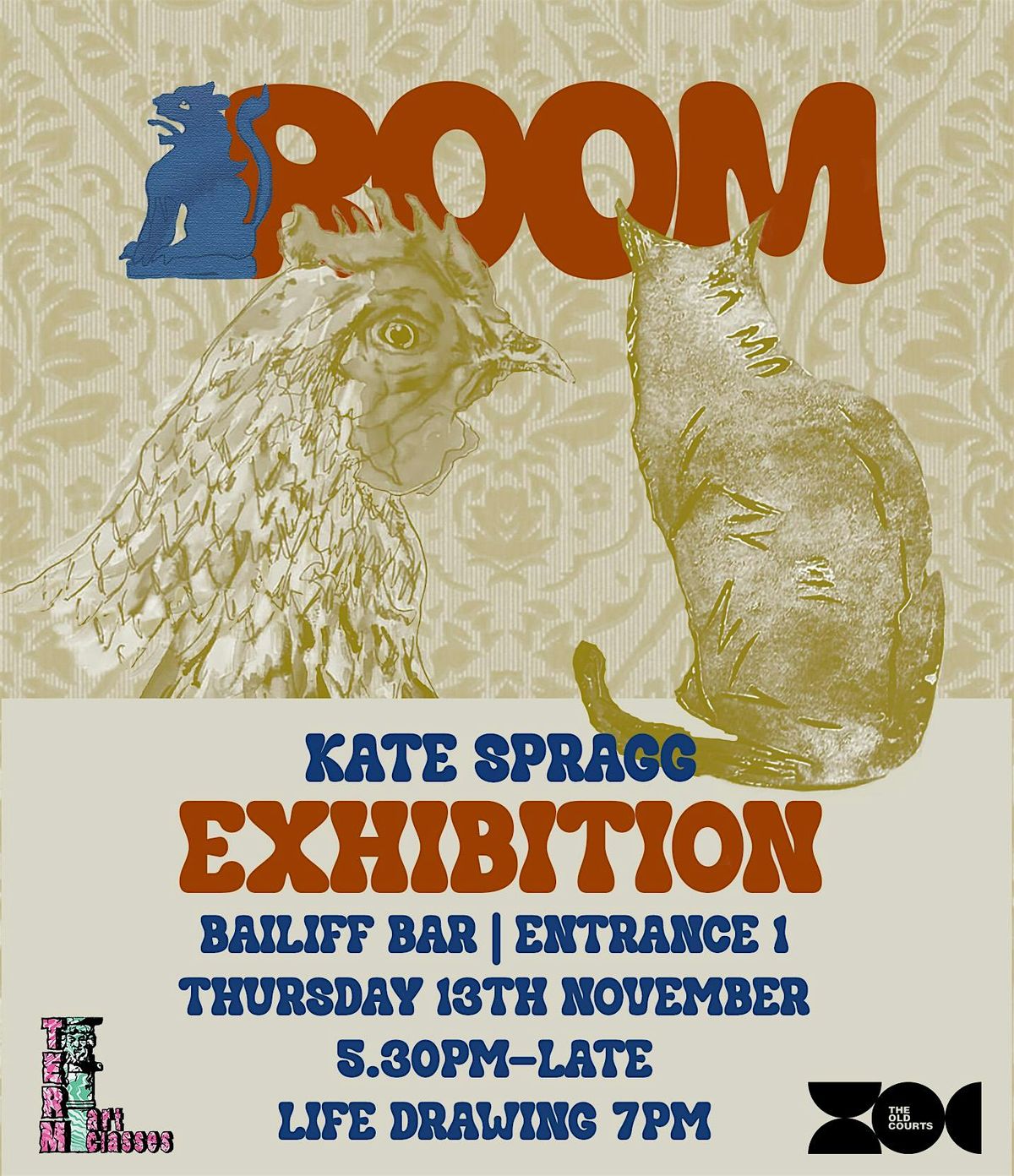 ROOM Solo Exhibition (Life Drawing too!)