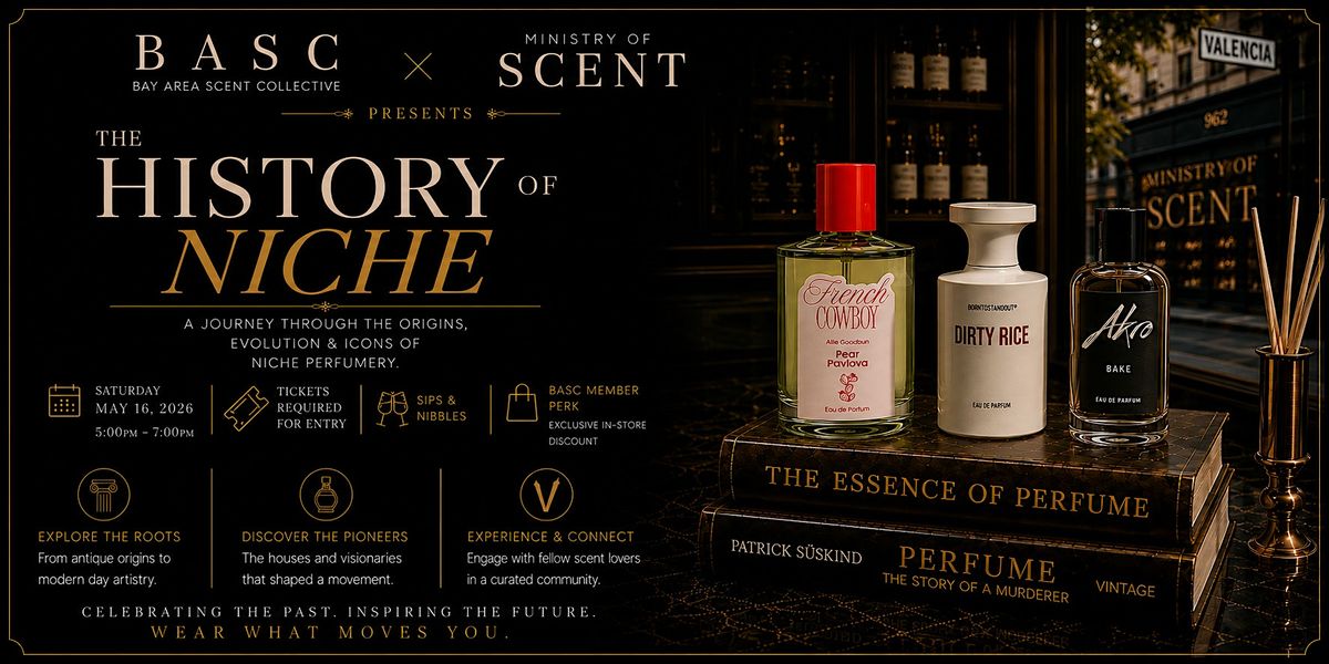 The History of Niche Perfume: BASC x Ministry of Scent Experience