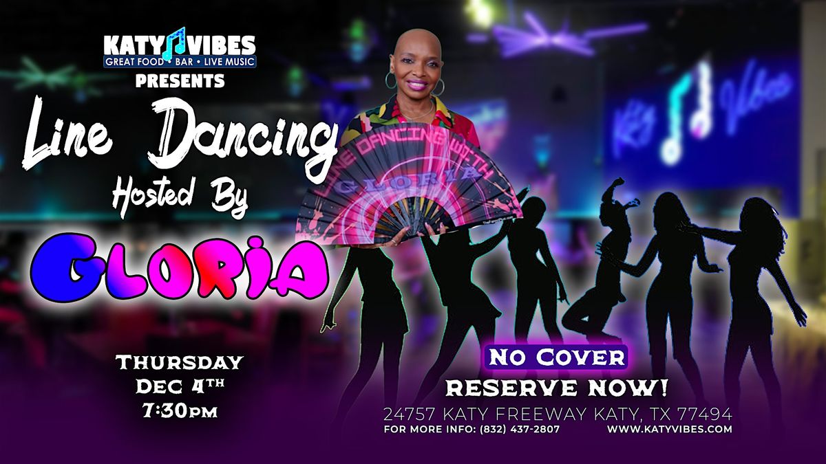 Line Dancing Hosted by Gloria at Katy Vibes!