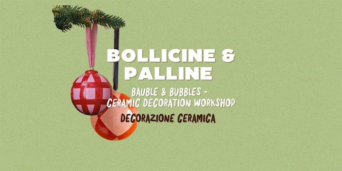 Bollicine & Palline \u2013 Decorazione in Ceramica
