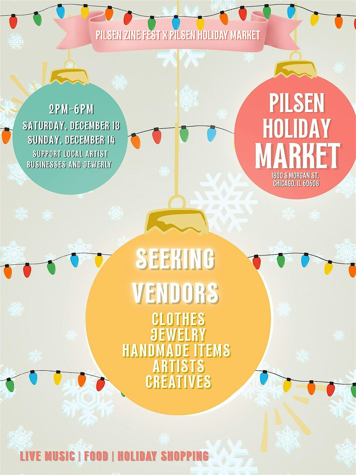 Pilsen Holiday Market Seeking Vendors