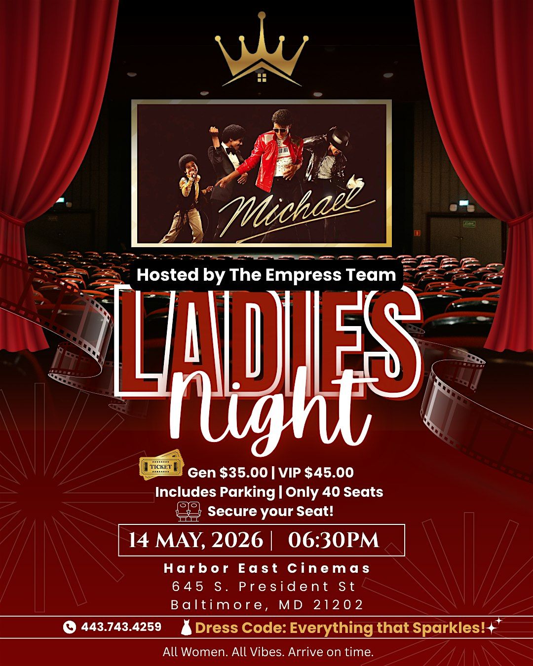 Ladies Night Experience | Private Theater Takeover | Baltimore