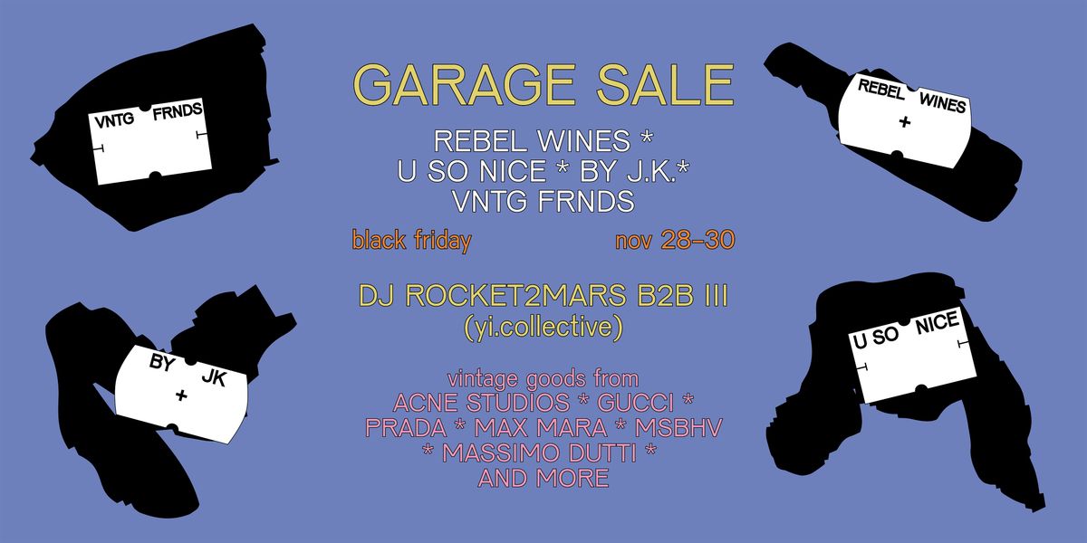 Black Friday Garage Sale