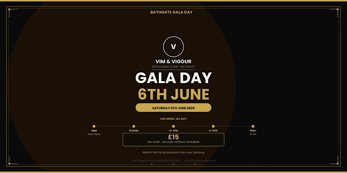 Bathgate Galaday at Vim & Vigour, Bathgate on 6th June, 2026