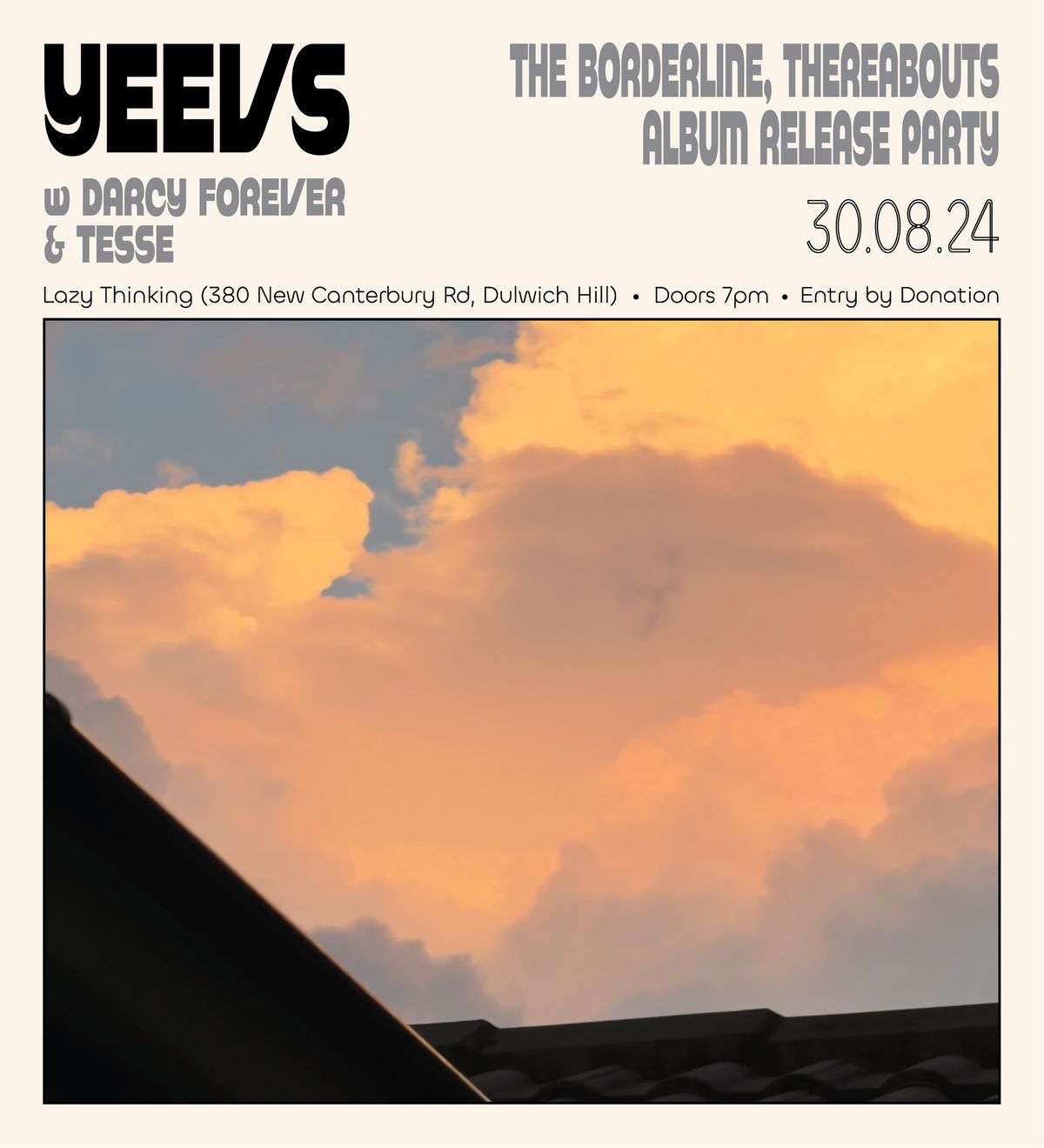 YEEVS - Album Release Party W\/ Darcy Forever + Tesse at Lazy Thinking