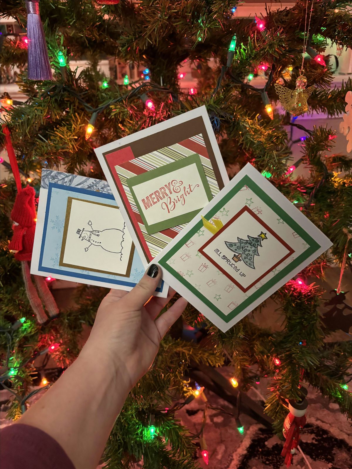 Sip and Craft Holiday Cards