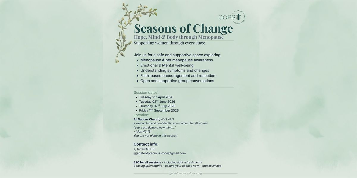 Seasons of Change - Hope, Mind & Body through Menopause