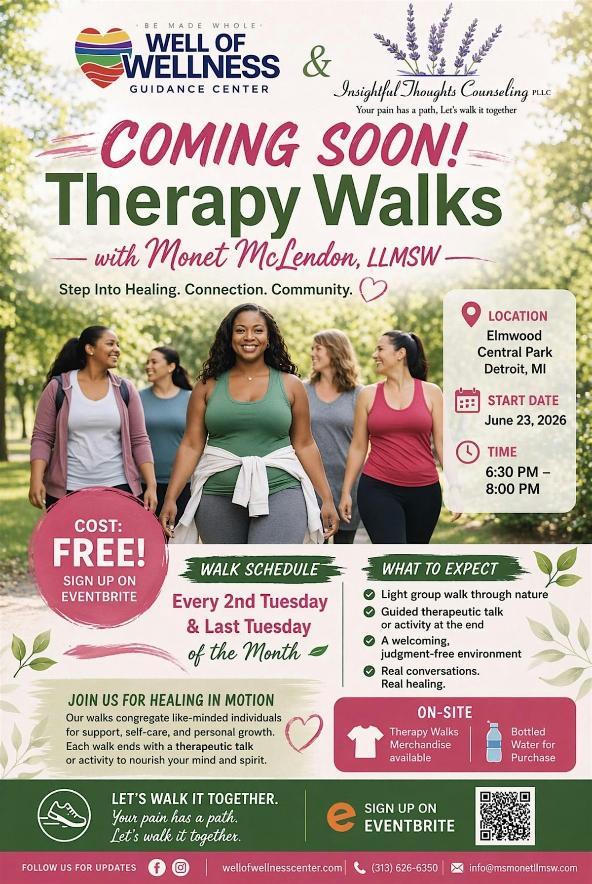 Therapy Walks with Monet Mclendon