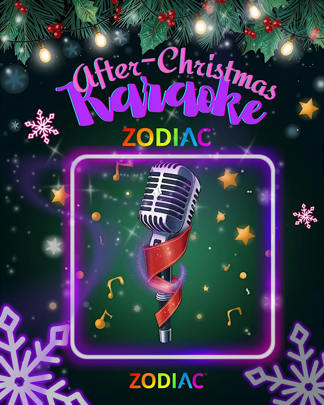 After-Christmas Karaoke & Celebration at ZODIAC Bar \u2728