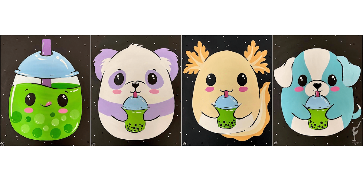 Boba Squishy Paint Party - Paint and Sip in San Antonio | Classpop!\u2122