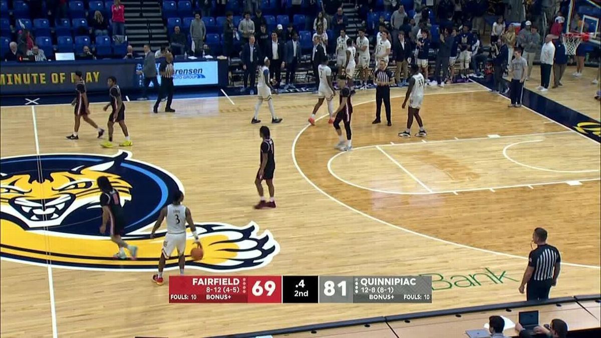 Fairfield Stags at Quinnipiac Bobcats Mens Basketball