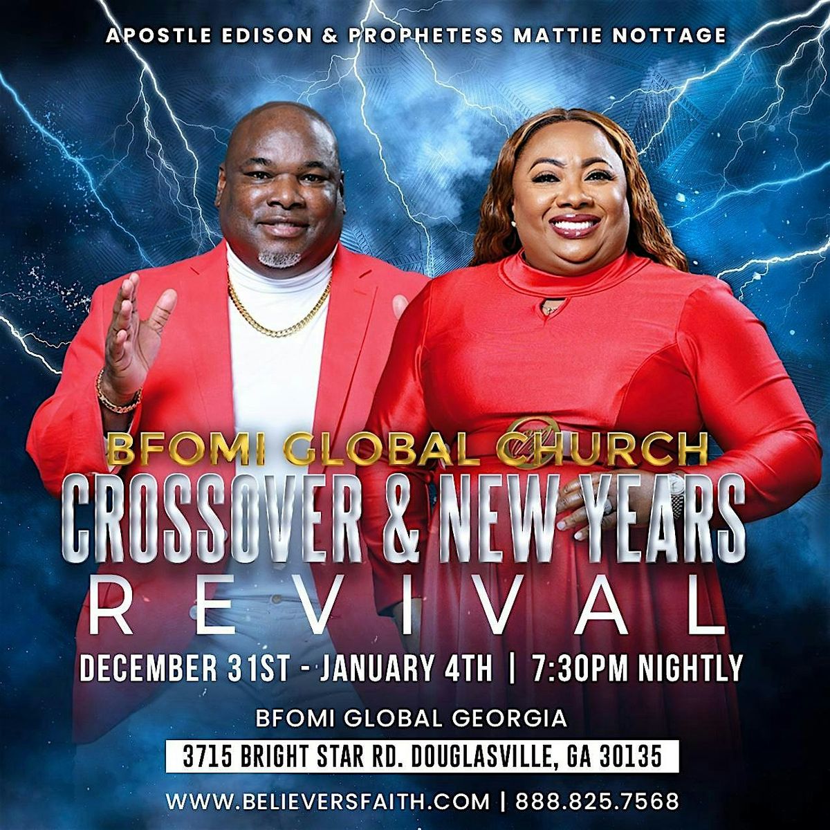 CROSS OVER &  NEW YEARS REVIVAL