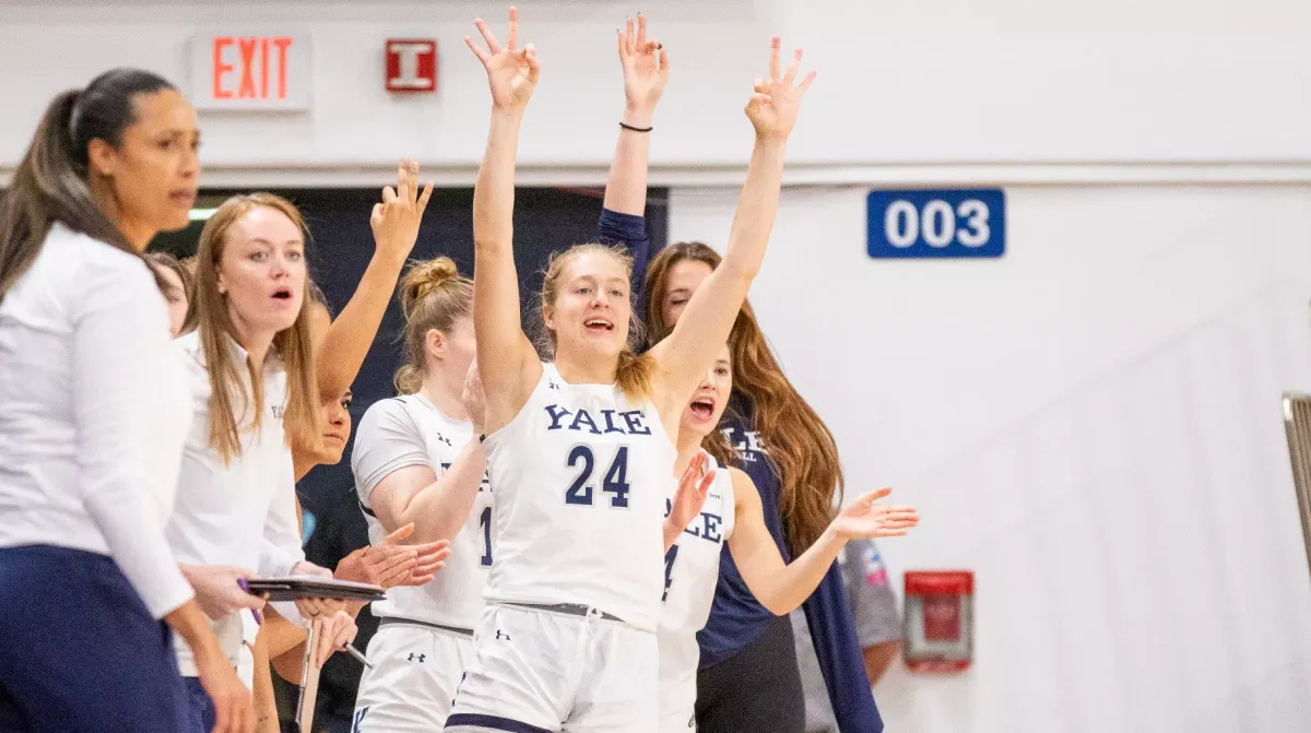 Parking Yale Bulldogs at Monmouth Hawks Womens Basketball