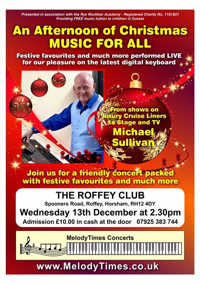 An Afternoon of Christmas Music for all live with Michael Sullivan at ...