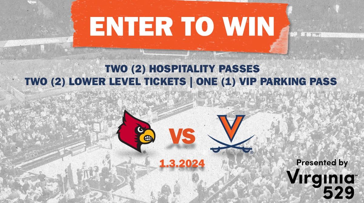 Virginia Cavaliers at Louisville Cardinals Womens Basketball