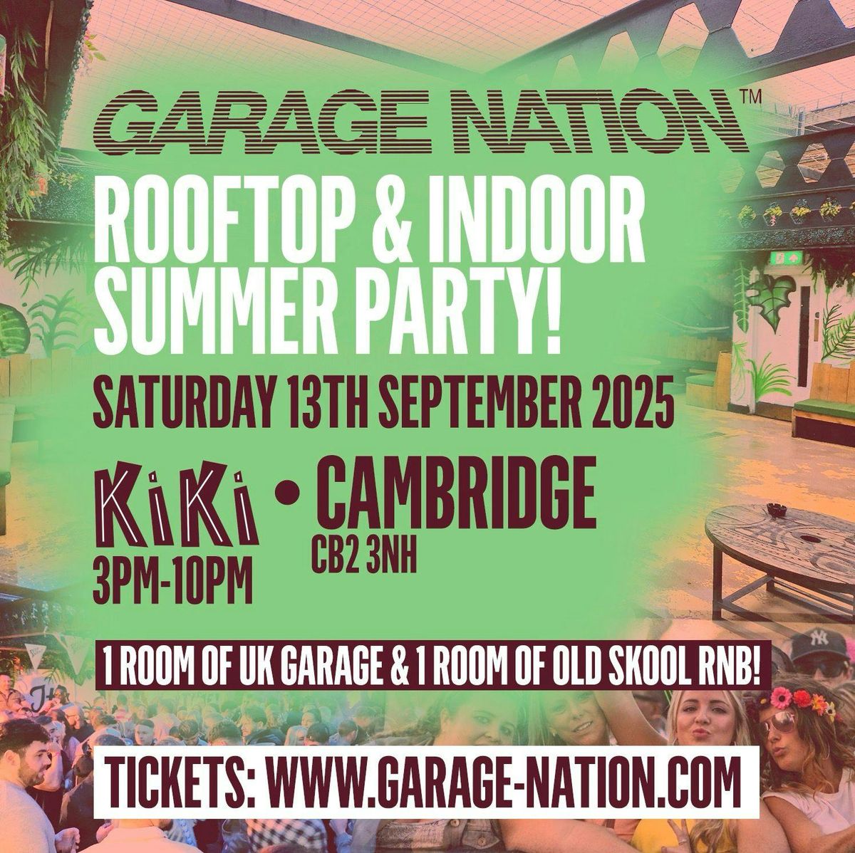 Garage Nation Rooftop & Indoor Summer Party