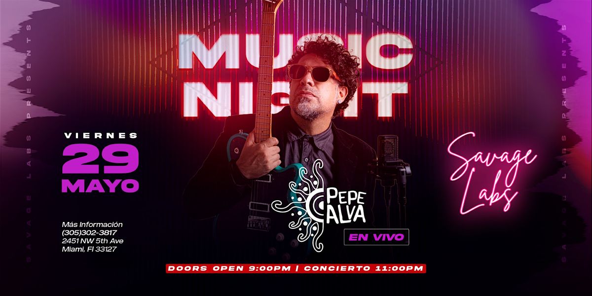 PEPE ALVA en CONCIERTO