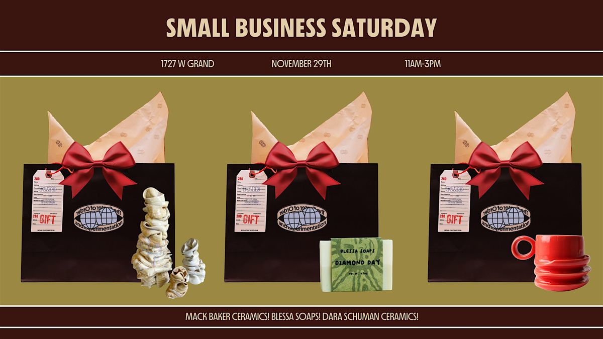 SMALL BUSINESS SATURDAY AT THE CENTER