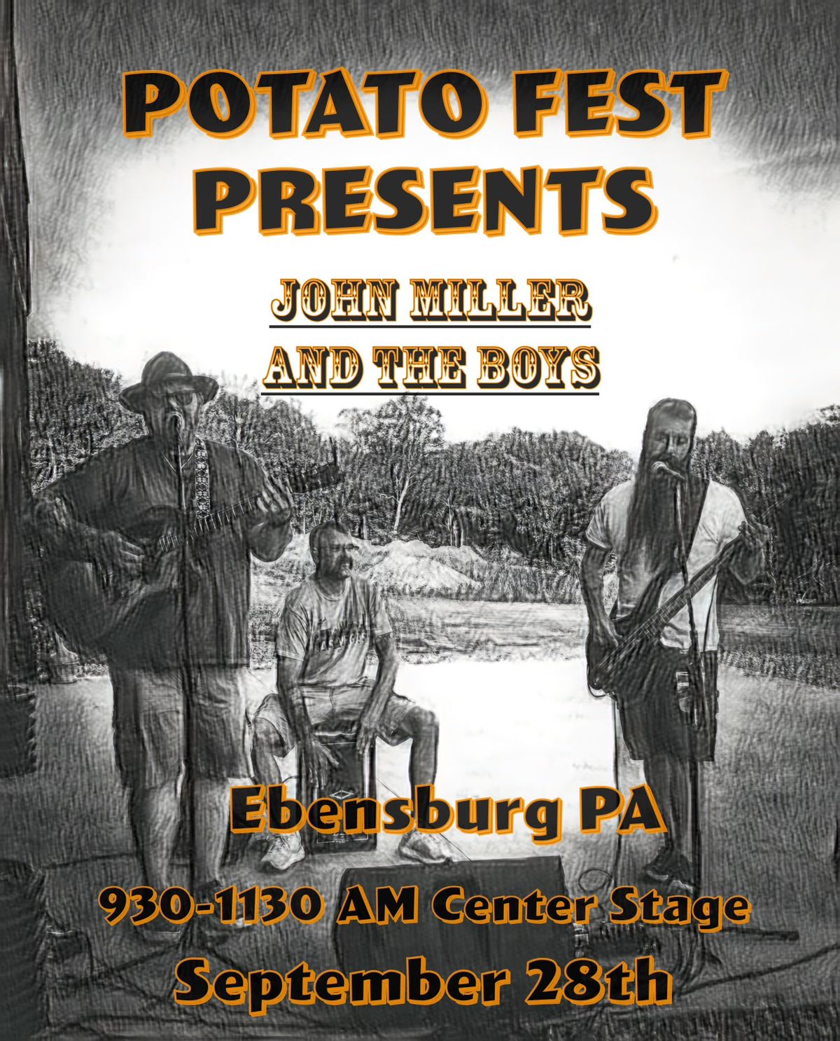 John Miller and the boys at potato fest! Ebensburg P.a September 28