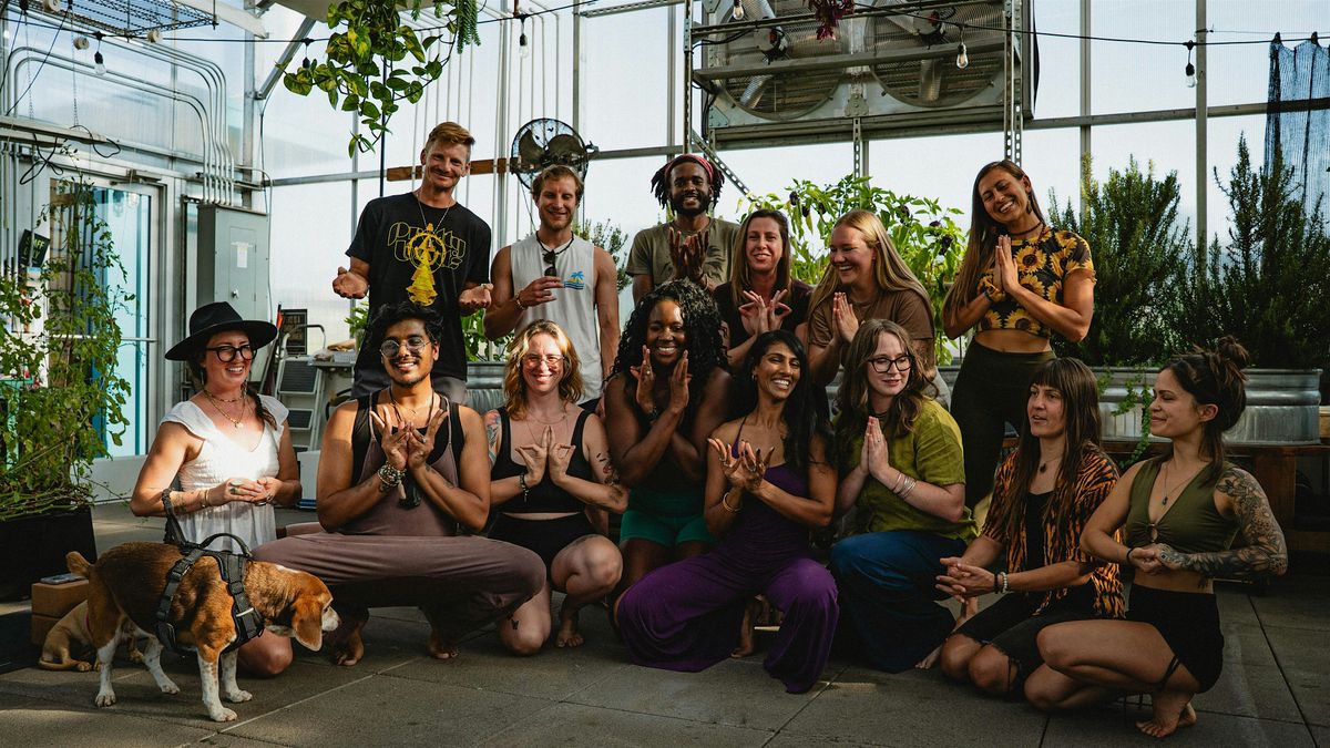 Copy of Grow + Gather Greenhouse Yoga Tuesdays with Catie & Friends