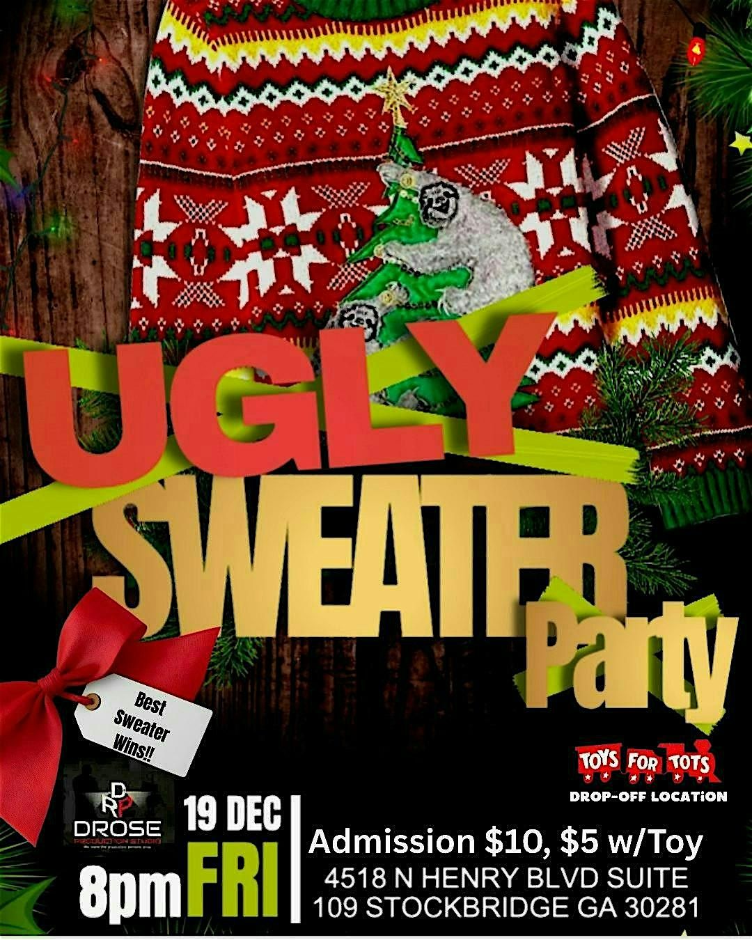 Ugly Christmas Sweater Party