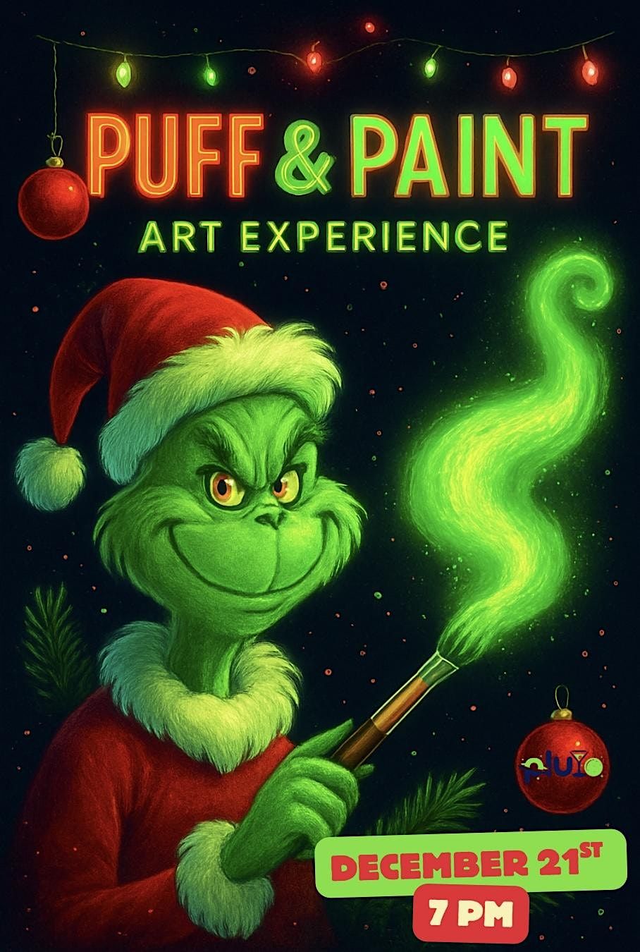 Grinchmas Pajama Puff & Paint