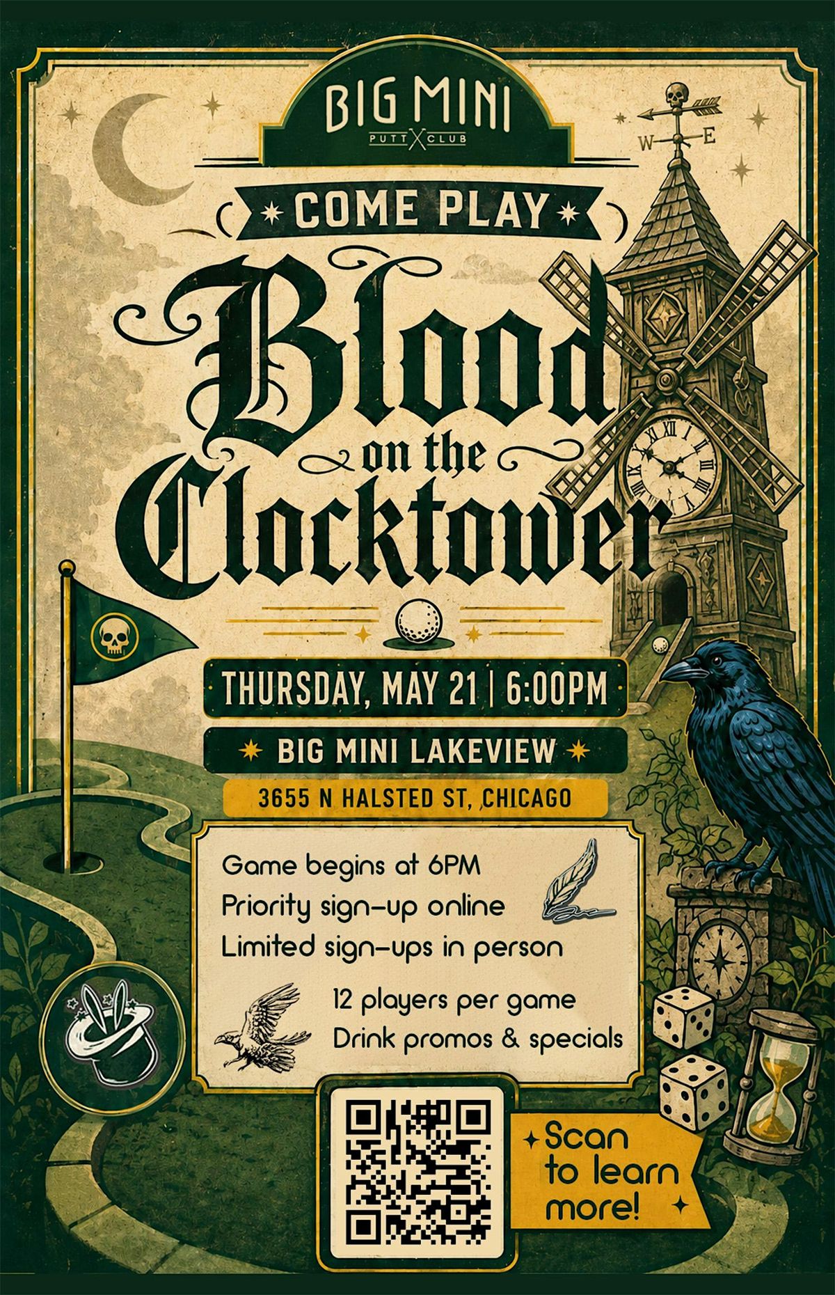 Blood on the Clocktower @ Big Mini Lakeview