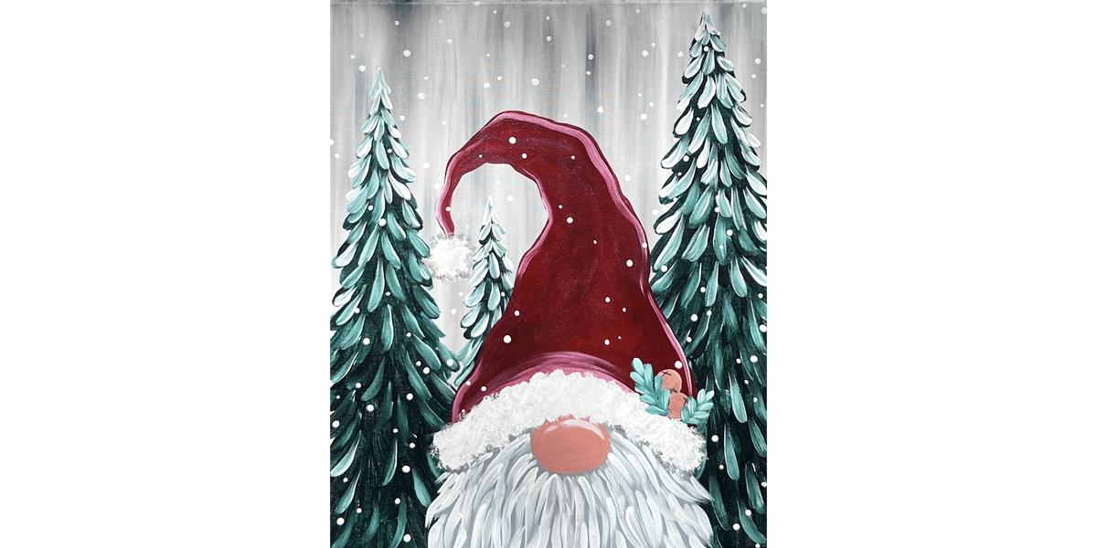 Jingle Bell Gnome - Paint and Sip in Norfolk | Classpop!\u2122