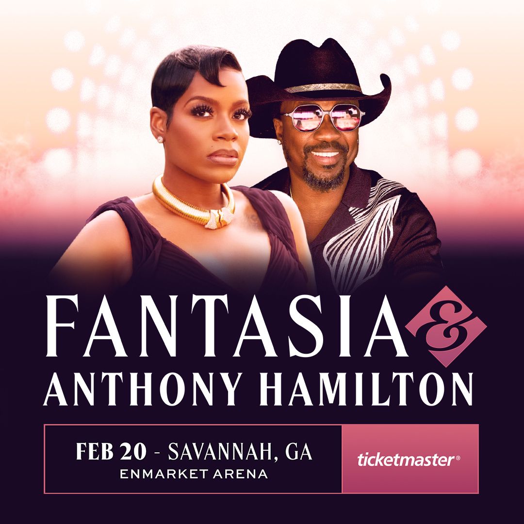 Fantasia Barrino and Anthony Hamilton at Little Caesars Arena
