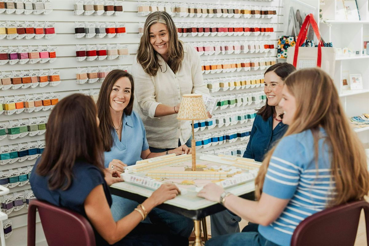 Sunny Stitches Beginner Mahjong Class with Bam, Crak, Ceci