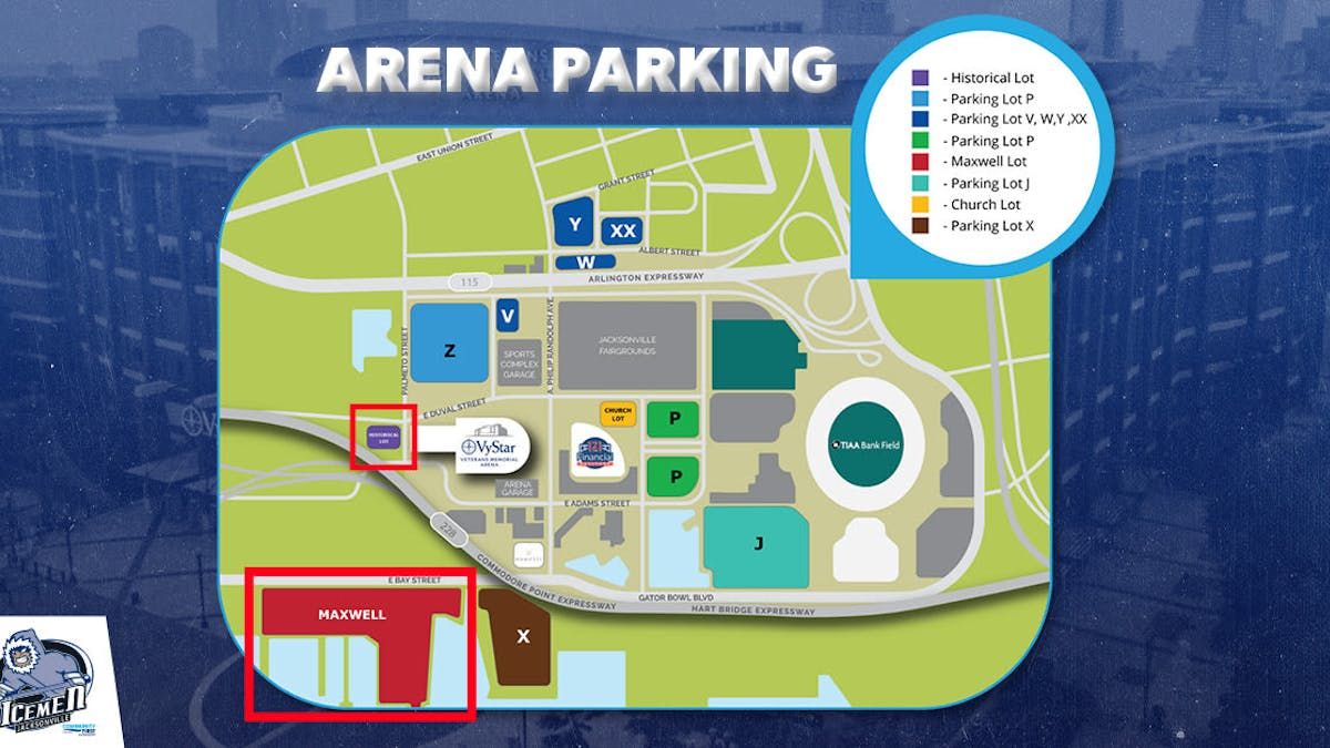 Parking Jacksonville Icemen at Savannah Ghost Pirates