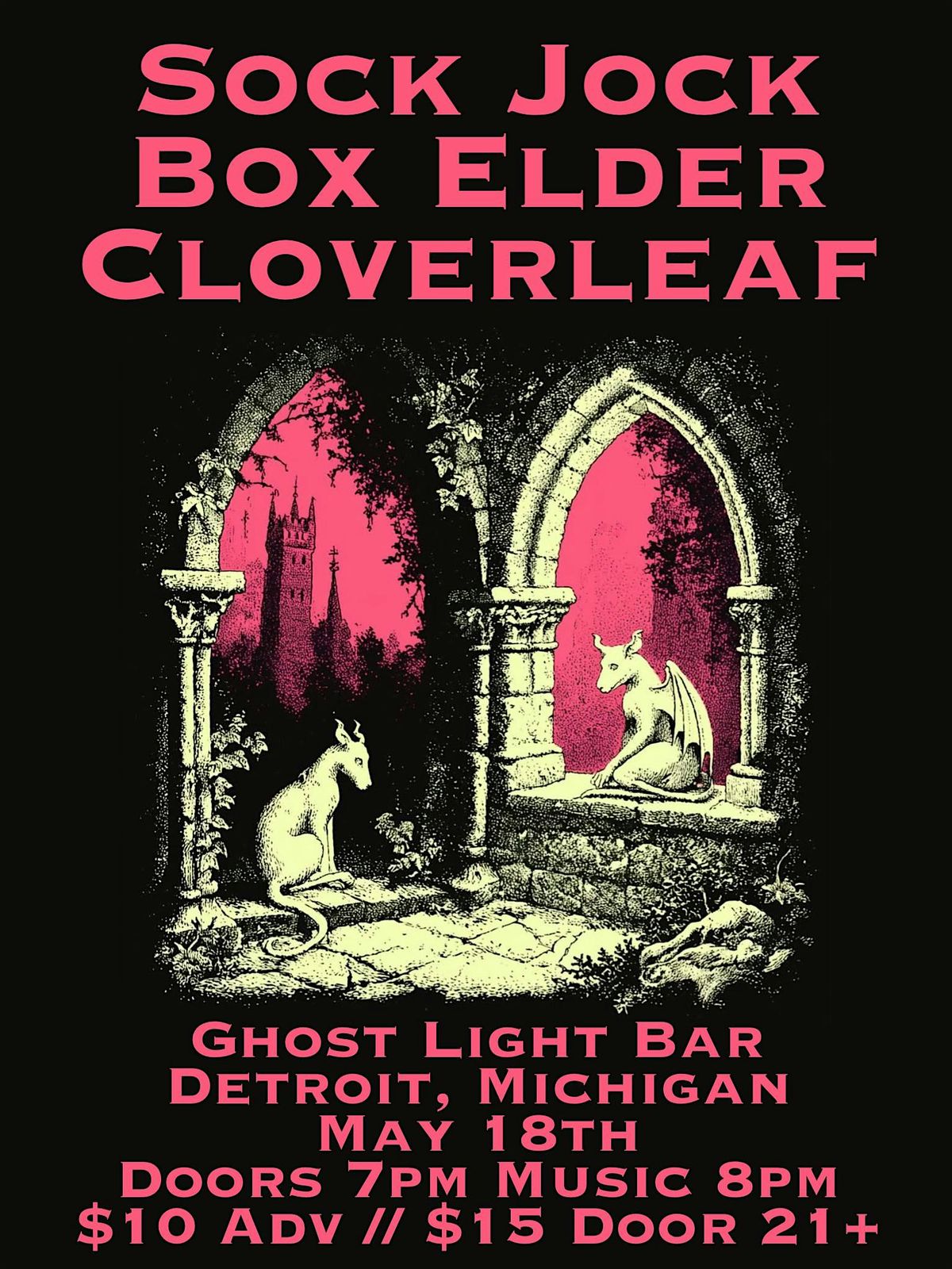 Sock Jock, Box Elder, Cloverleaf @ Ghost Light
