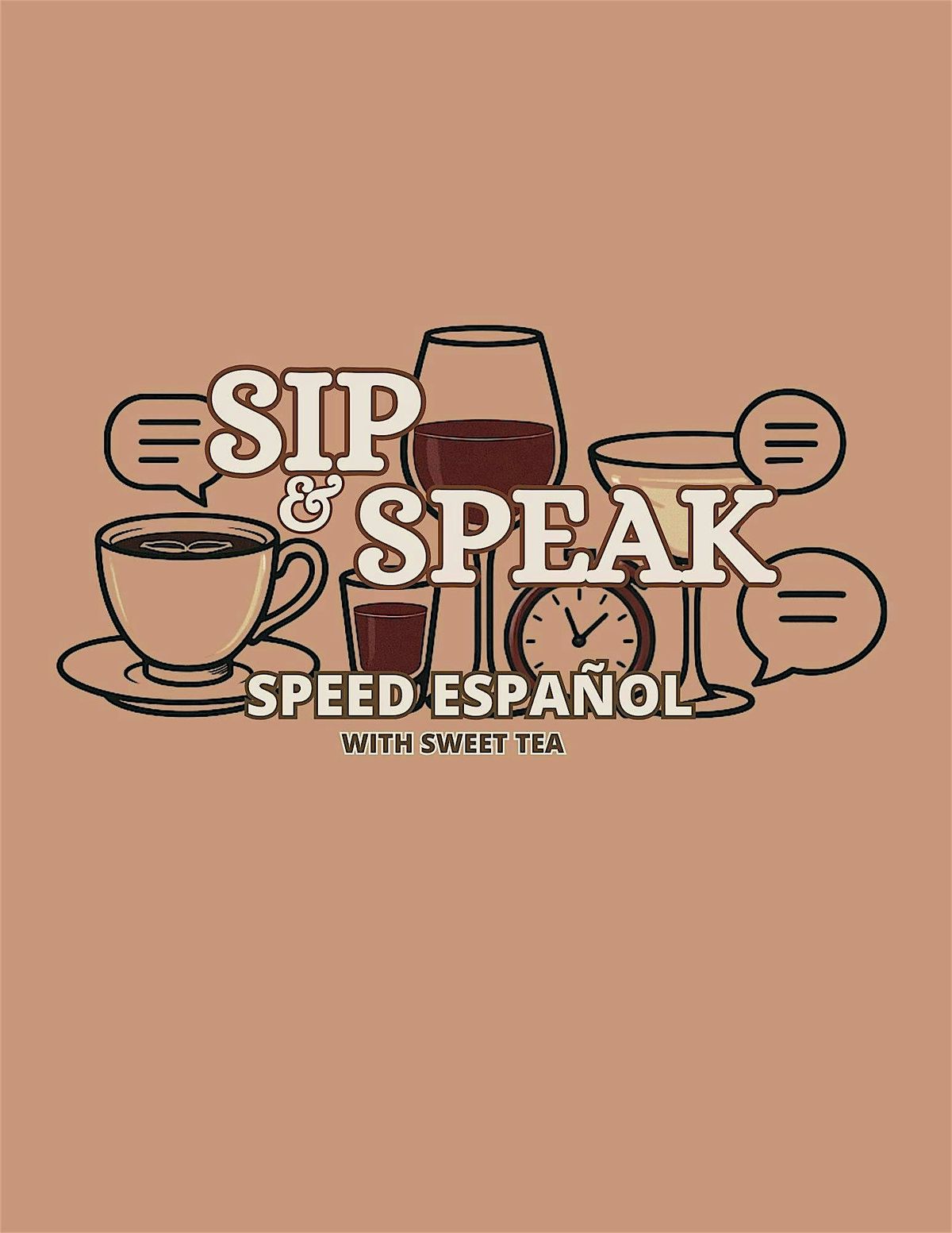 Sip & Speak: Speed Espa\u00f1ol