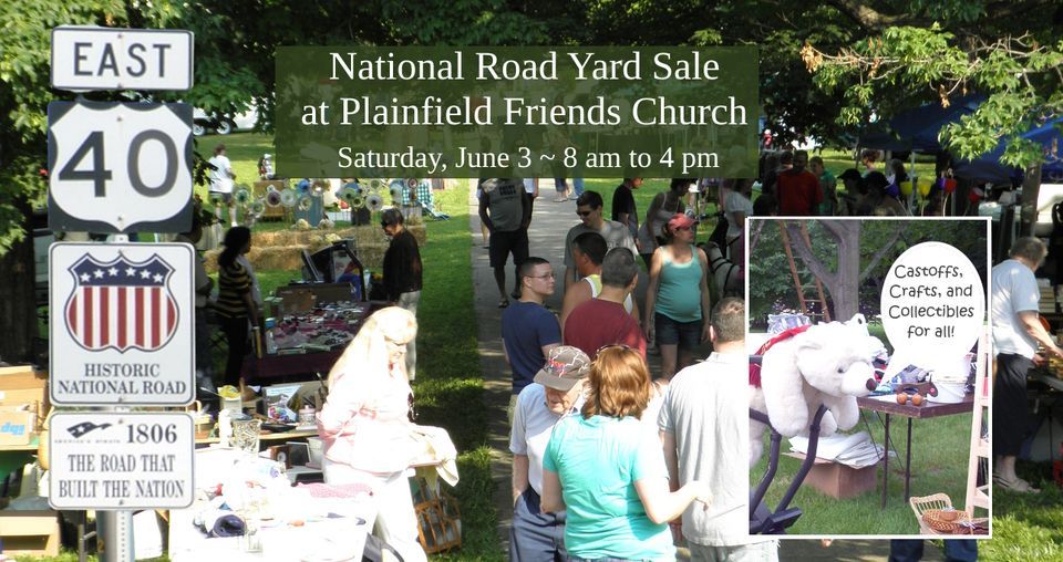 National Road Yard Sale at Plainfield Friends Church 105 S East St