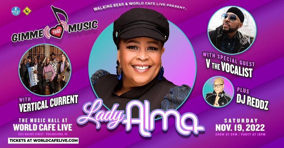 Lady Alma: Gimme That Music at World Cafe Live Philly 11\/19