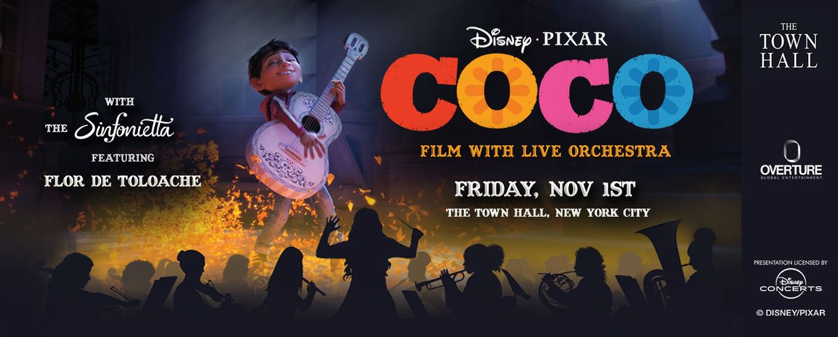 The Town Hall Presents Disney And Pixar's Coco In Concert Live To Film