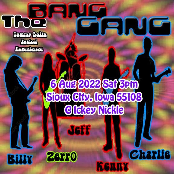 Tommy Bolin Fest 28 The Ickey Nickel Bar & Grill, Sioux City, IA