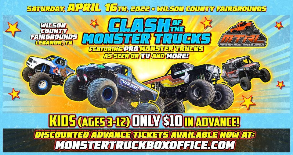 Lebanon, TN: Clash of the Monster Trucks | 175 Peyton Rd, Lebanon, TN ...