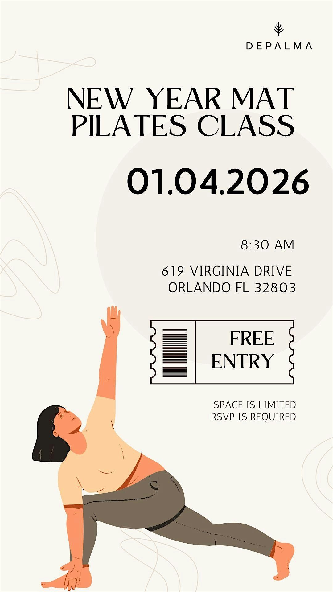 NEW YEAR MAT PILATES CLASS